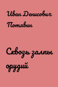 Сквозь залпы орудий