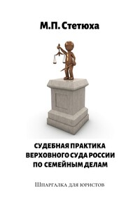 Судебная практика Верховного Суда РФ по семейным делам. Шпаргалка для юристов