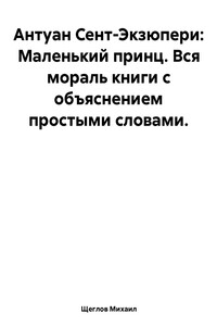 Маленький принц. Вся мораль книги с объяснением простыми словами. Антуан Сент-Экзюпери.