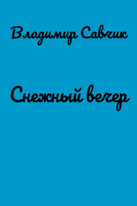 Снежный вечер