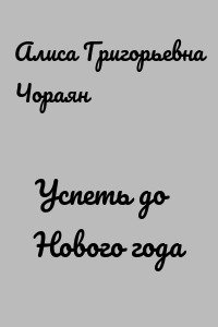 Успеть до Нового года