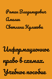Информационное право в схемах. Учебное пособие