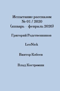 Испытание рассказом, №01/2020 (январь – февраль 2020)