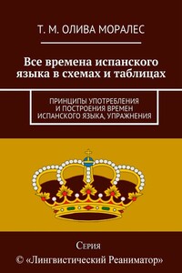 Все времена испанского языка в схемах и таблицах. Принципы употребления и построения времен испанского языка, упражнения