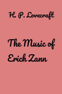 The Music of Erich Zann