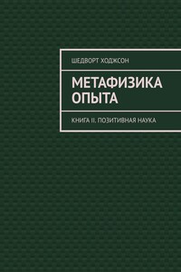 Метафизика опыта. Книга II. Позитивная наука
