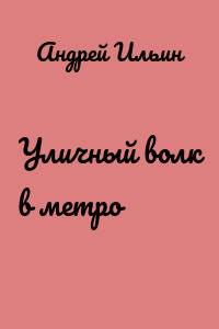 Уличный волк в метро