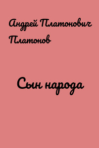 Сын народа