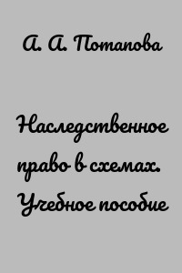 Наследственное право в схемах. Учебное пособие