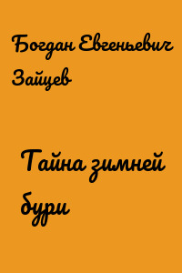 Тайна зимней бури