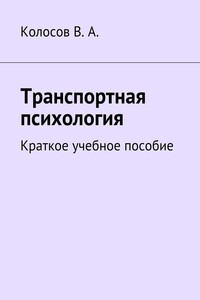 Транспортная психология. Краткое учебное пособие