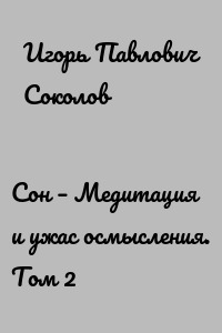 Сон – Медитация и ужас осмысления. Том 2