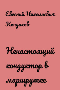 Ненастоящий кондуктор в маршрутке