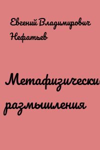Метафизические размышления