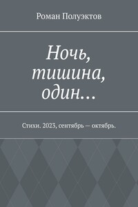 Ночь, тишина, один… Стихи. 2023, сентябрь – октябрь.