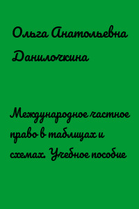 Международное частное право в таблицах и схемах. Учебное пособие