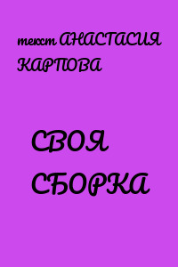 СВОЯ СБОРКА