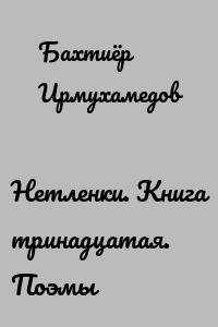 Нетленки. Книга тринадцатая. Поэмы