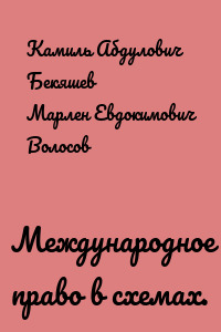 Международное право в схемах. 2-е издание