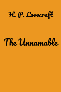The Unnamable