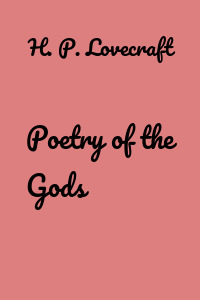 Poetry of the Gods