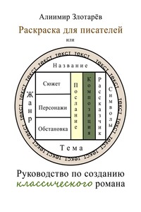 Раскраска для писателей или Руководство по созданию классического романа