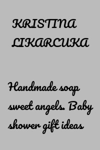 Handmade soap sweet angels. Baby shower gift ideas