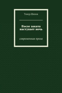 После заката наступает ночь. Современная проза