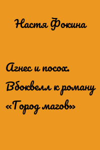 Агнес и посох. Вбоквелл к роману «Город магов»