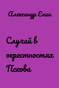 Случай в окрестностях Пскова