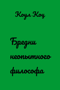 Бредни неопытного философа