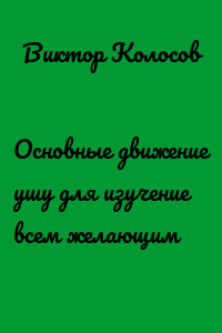 Основные движение ушу для изучение всем желающим