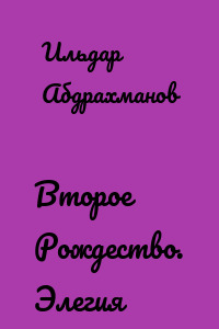 Второе Рождество. Элегия
