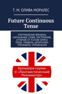Future Continuous Tense. Употребление времени, сигнальные слова, построение, отличие от Future Simple Tense, правила, шпаргалки-тренажеры, упражнения