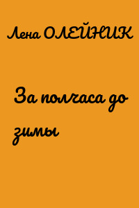 За полчаса до зимы