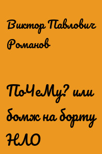 ПоЧеМу? или бомж на борту НЛО