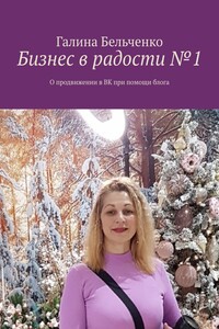 Бизнес в радости №1. О продвижении в ВК при помощи блога