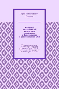 Сборник выступлений казанского экономиста в федеральных и региональных СМИ. Третья часть, с сентября 2023 г. по январь 2025 г.