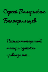 Письмо многодетной матери-одиночки привокзальному президенту